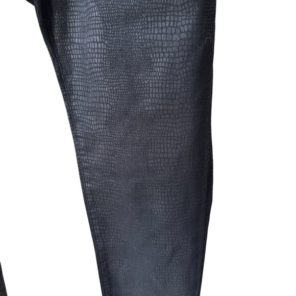 Bevy FLOG Shely Black Snake Print Pant Women's 27 Pull On Elastic Slim Comfort - Picture 10 of 16